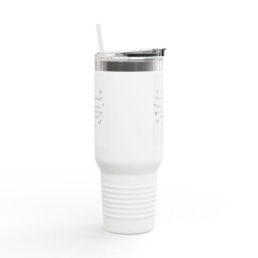 Insulated Travel Mug — “wow you’re really funny” 40oz Stainless Steel Tumbler