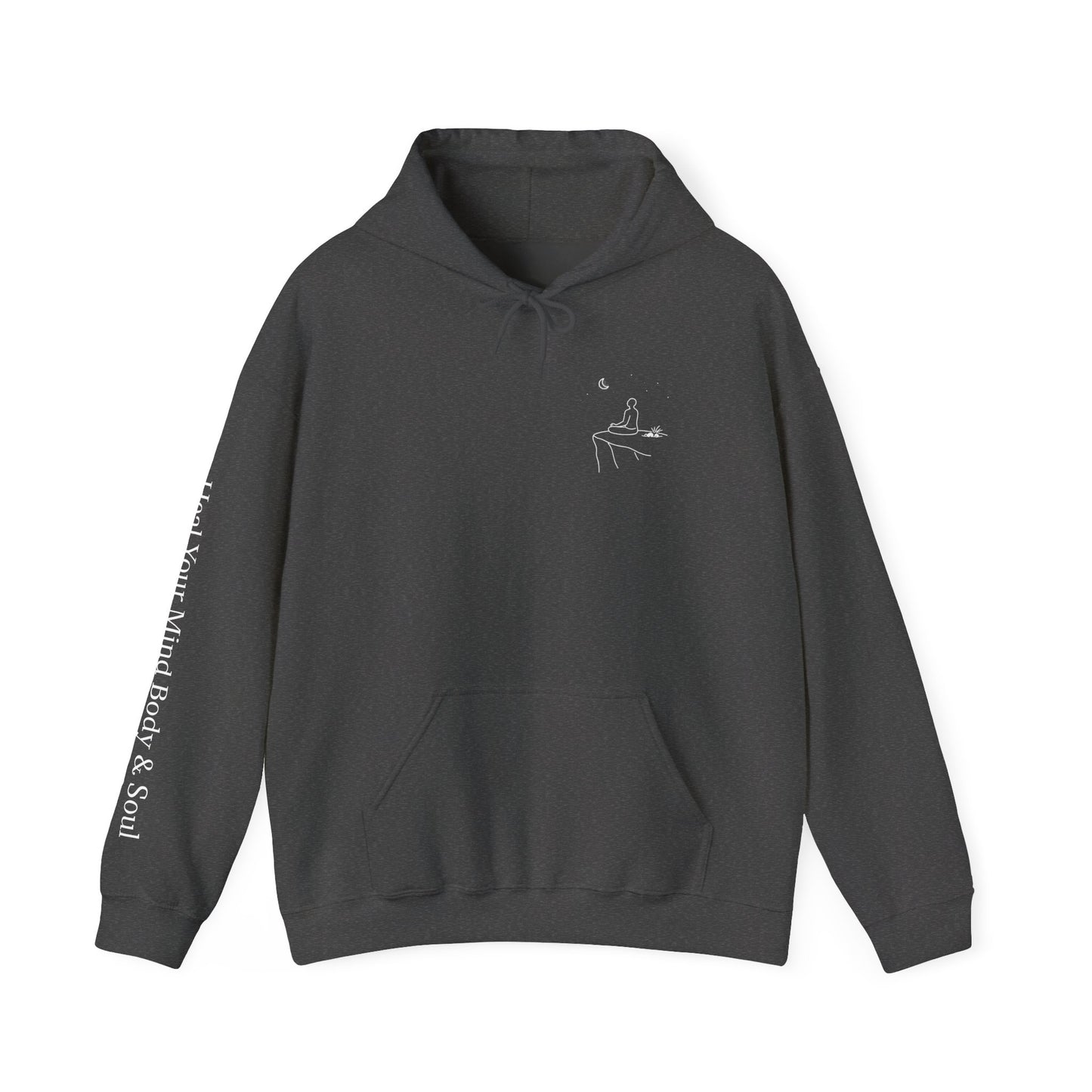 Hello Anxious Friend Hoodie — "Breathe, You’re Allowed to Take Up Space"