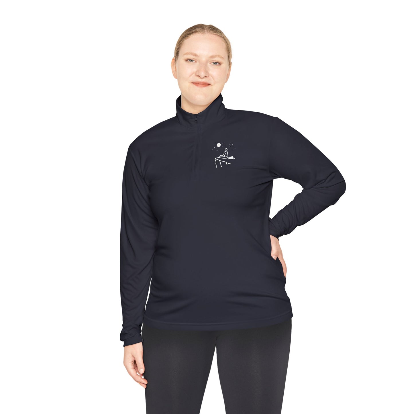 "Breaking cycles, not spirits" Unisex Quarter-Zip Pullover