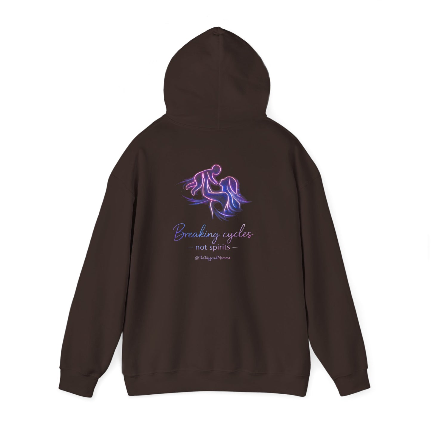 Break cycles, not spirits- Unisex Heavy Blend™ Hooded Sweatshirt