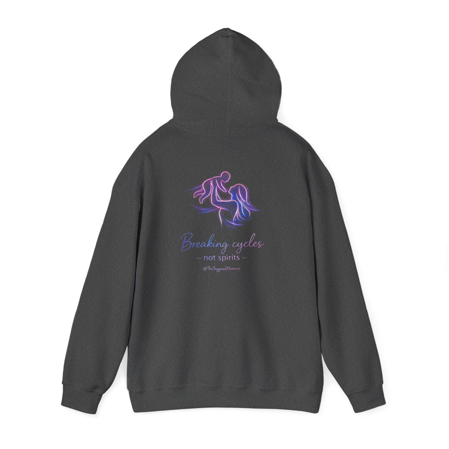 Break cycles, not spirits- Unisex Heavy Blend™ Hooded Sweatshirt