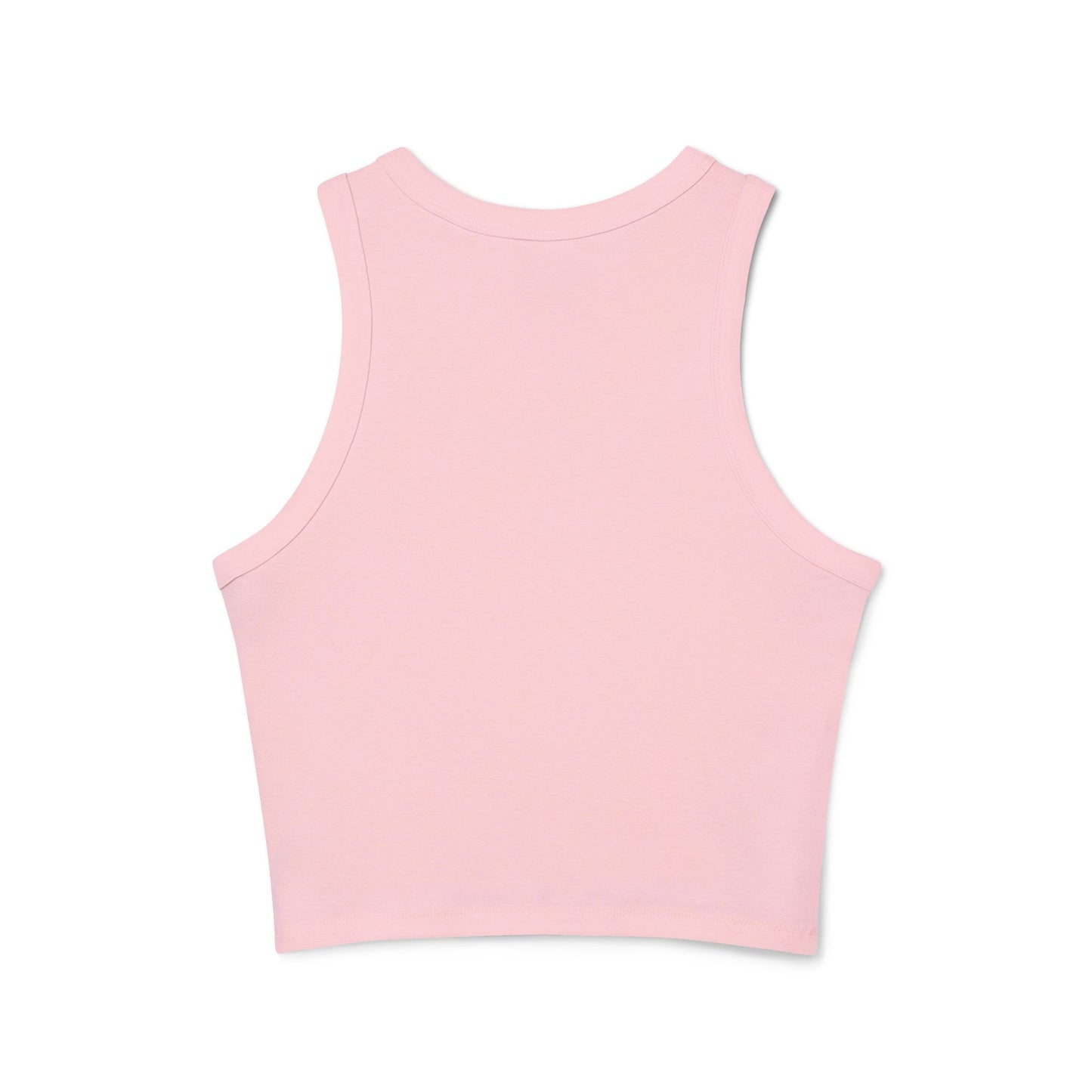 Meditating Moon Gazing Tank Top — Women's Micro Rib Racer Tank