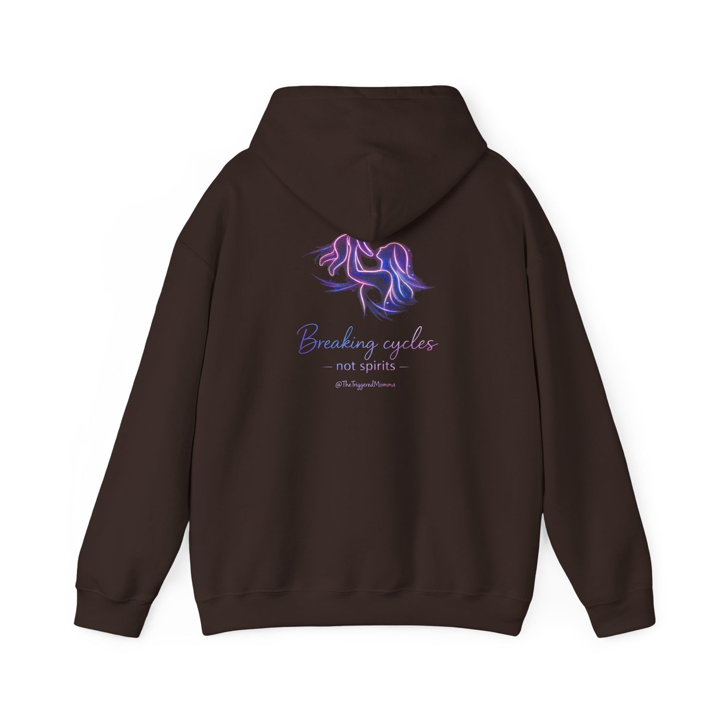 Break cycles, not spirits- Unisex Heavy Blend™ Hooded Sweatshirt