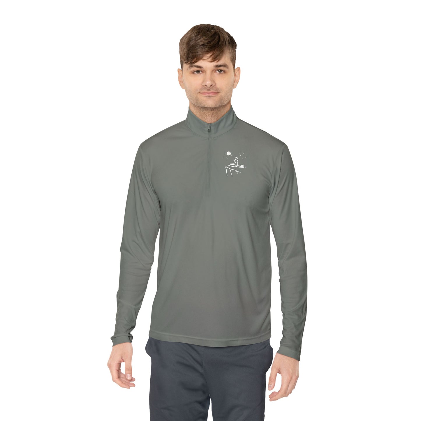 "Breaking cycles, not spirits" Unisex Quarter-Zip Pullover