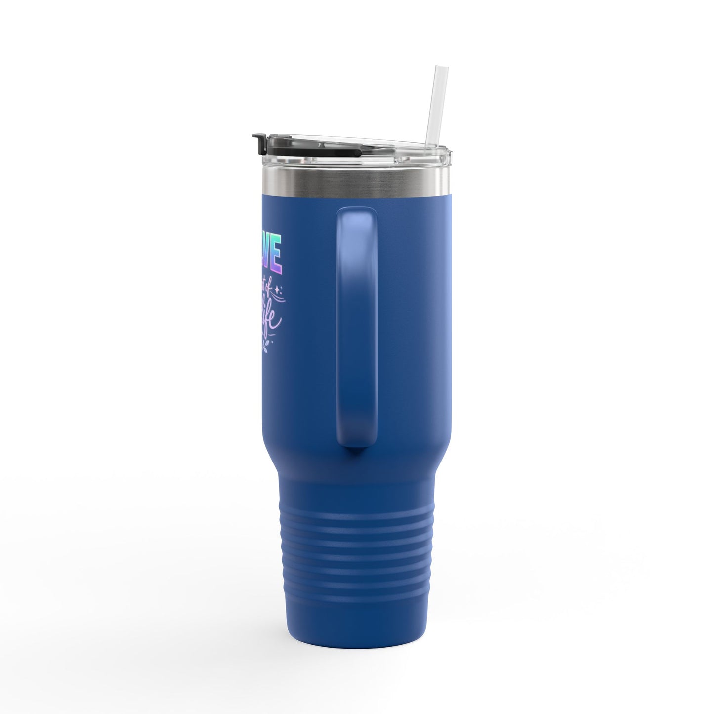 'Evolve for the Rest of Your Life' 40oz Insulated Travel Mug — Self-Growth Motivation