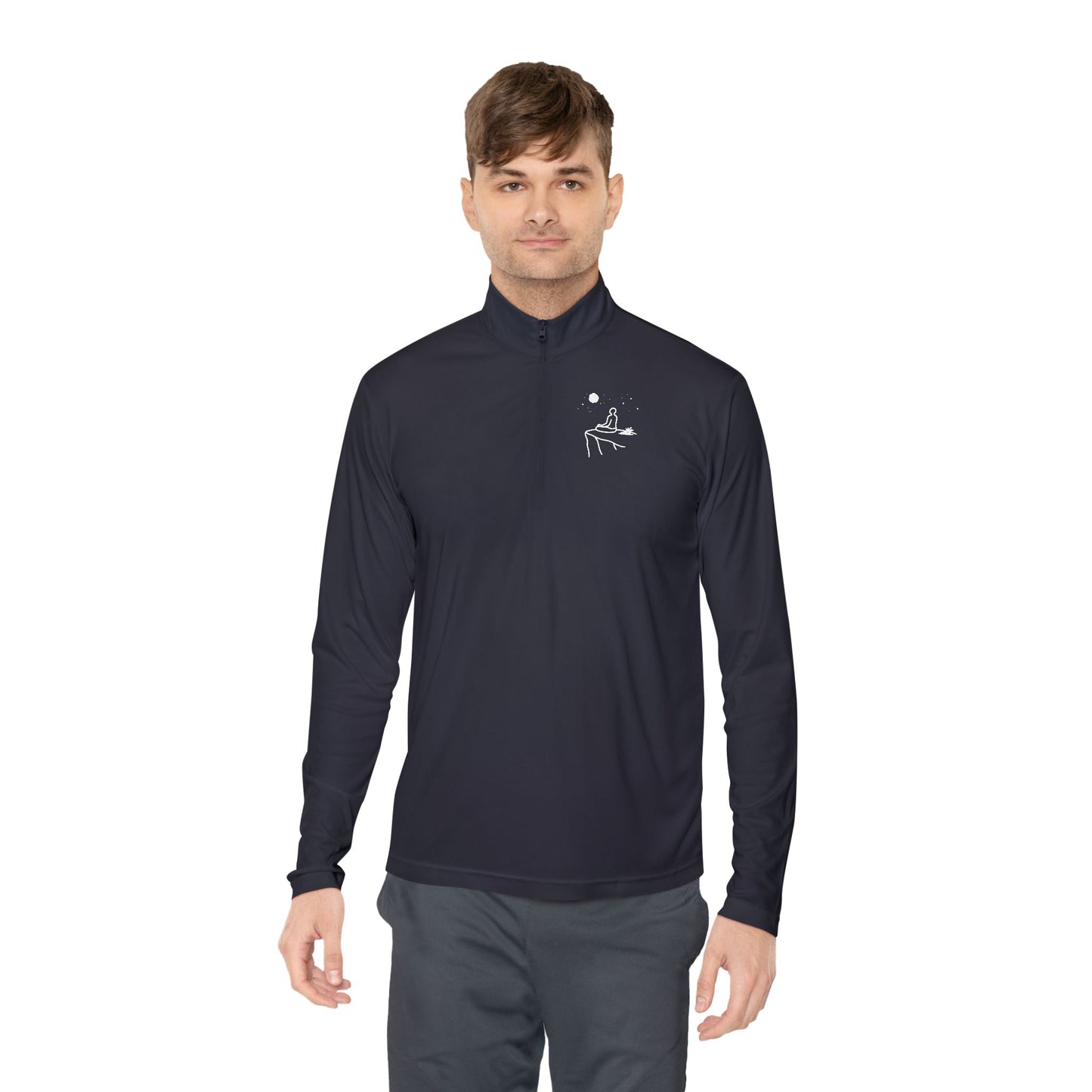 "Breaking cycles, not spirits" Unisex Quarter-Zip Pullover